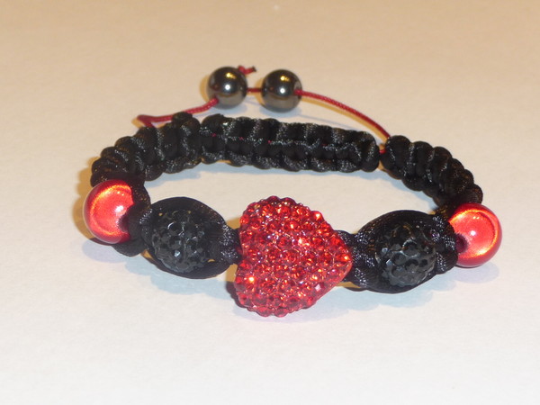 Bracelet Shamballa le saint valentin n°2